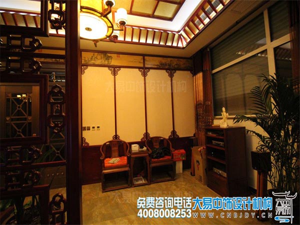 中式别墅装修装饰效果图