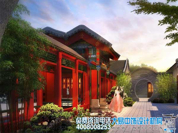 古典中式风格,古典四合院设计