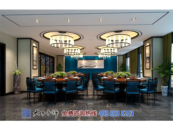 新中式酒店餐厅装修设计
