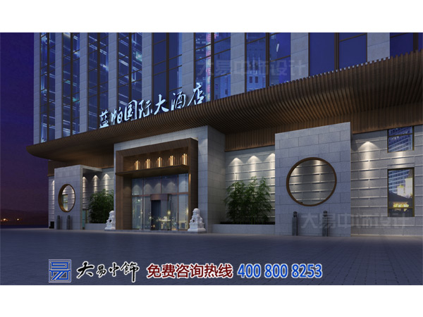 新中式酒店外立面設計