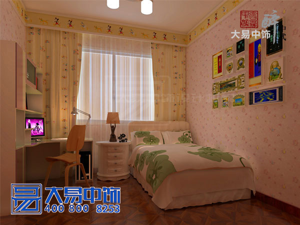 中式兒童房室內裝飾