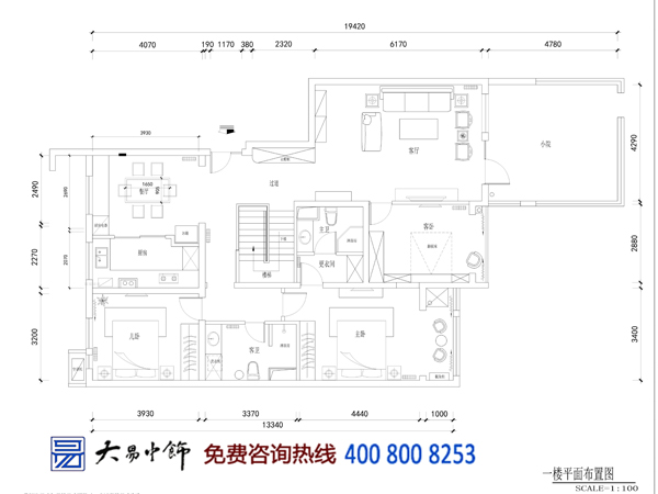 新中式別墅設計平面圖