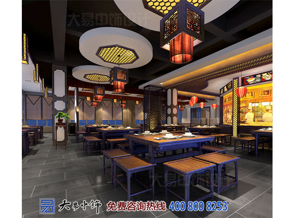 青海西寧中式酒樓設計 造禪意典雅就餐空間