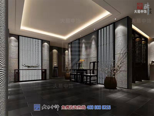 北京新中式風格會所裝修設計 私人接待會客會館