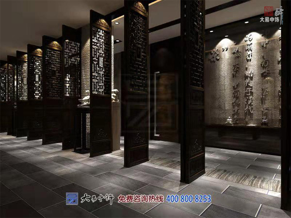 北京新中式风格会所装修设计 私人接待会客会馆