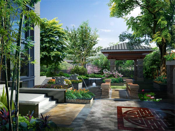 园林中式设计艺术建筑之美,清新优雅的装修风格